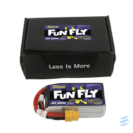 Tattu Funfly 1300mAh 14.8V 100C 4S1P battery Lithium and NiMH