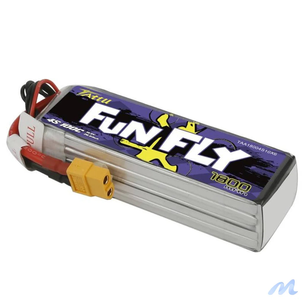 Tattu Funfly 1800mAh 14.8V 100C 4S1P XT60 battery