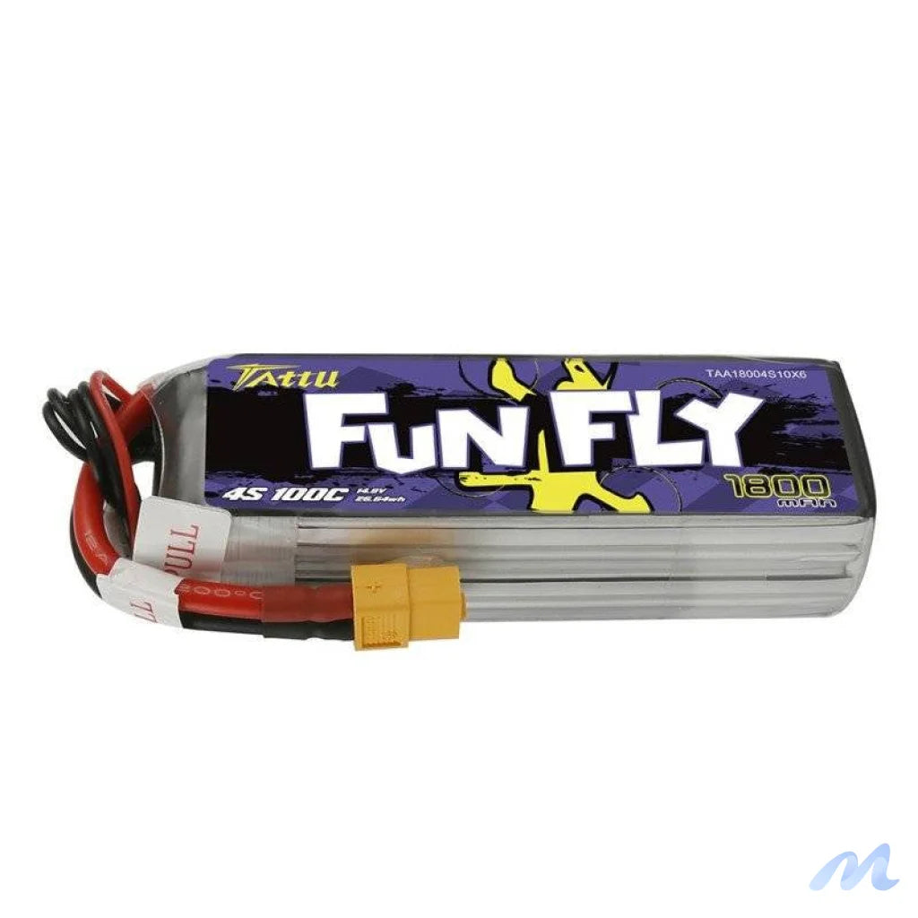 Tattu Funfly 1800mAh 14.8V 100C 4S1P XT60 battery
