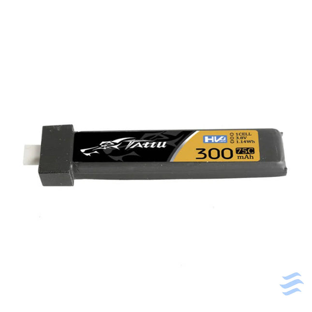 Tattu LiPo 300mAh 3.8V 75C 1S1P HV BT2.0.5 battery (5pcs) Lithium and NiMH