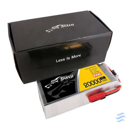 Tattu NMC 20000mAh 22.2V 5C 6S1P Lipo Battery Pack with AS150 + XT150 plug Lithium and NiMH