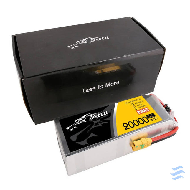 Tattu NMC 20000mAh 22.2V 5C 6S1P Lipo Battery Pack with XT90 S plug Lithium and NiMH