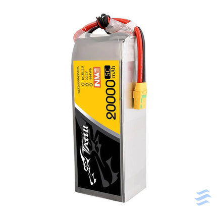 Tattu NMC 20000mAh 22.2V 5C 6S1P Lipo Battery Pack with XT90 S plug Lithium and NiMH