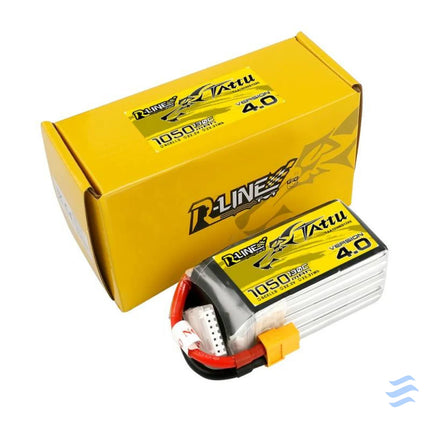 Tattu R Line 4.0 1050mAh 22.2V 130C 6S1P XT60 Battery Lithium and NiMH