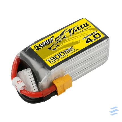Tattu R Line 4.0 1300mAh 22.2V 130C 6S1P XT60 Battery Lithium and NiMH