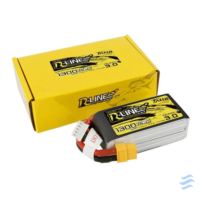 Tattu R Line Version 3.0 1300mAh 14.8V 120C 4S1P XT60 battery Lithium and NiMH