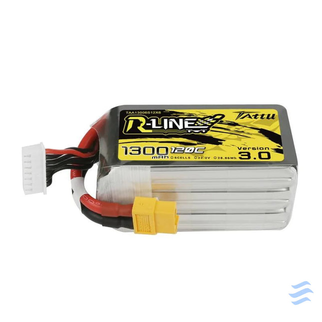 Tattu R Line Version 3.0 1300mAh 22.2V 120C 6S1P XT60 battery Lithium and NiMH