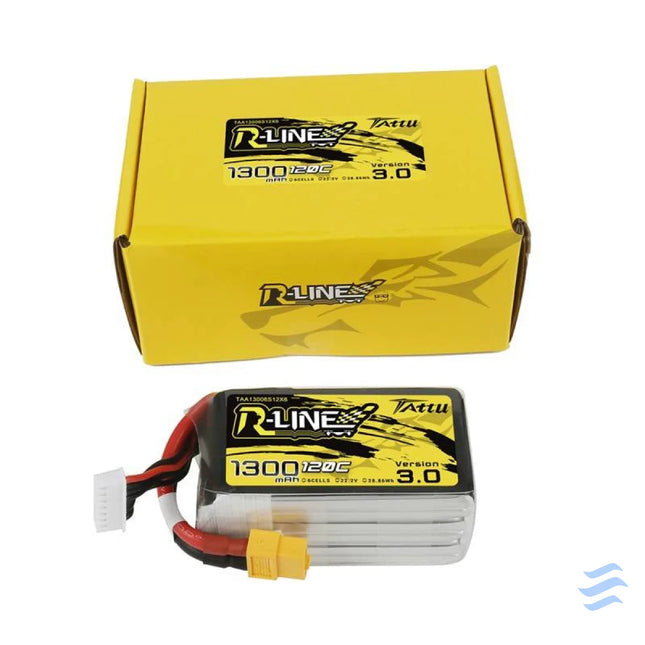 Tattu R Line Version 3.0 1300mAh 22.2V 120C 6S1P XT60 battery Lithium and NiMH