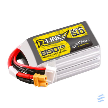 Tattu R Line Wersja 5.0 850 mAh 14,8 V 4S1P 150C XT30U F Lithium and NiMH