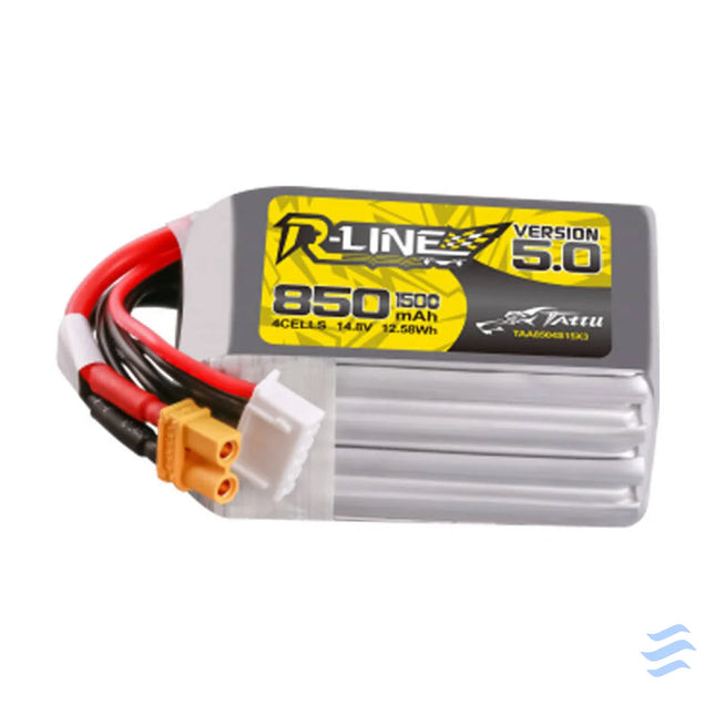 Tattu R Line Wersja 5.0 850 mAh 14,8 V 4S1P 150C XT30U F Lithium and NiMH