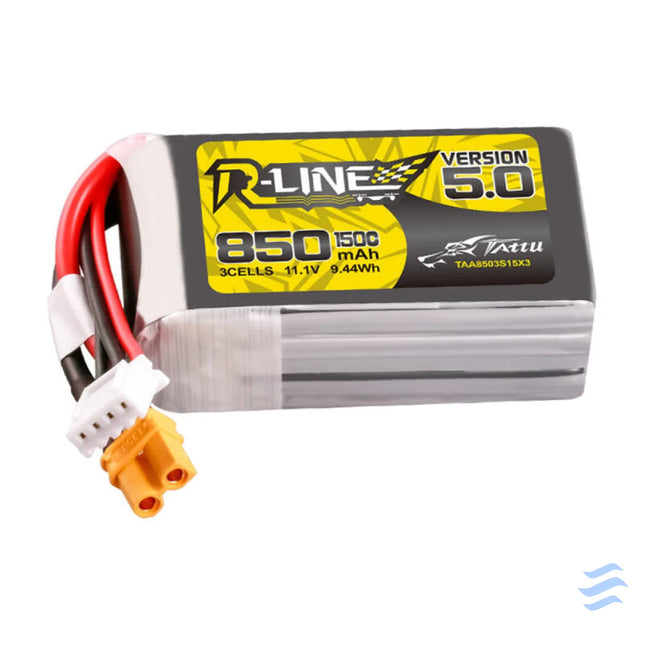 Tattu R Line Wersja 5.0 850mAh 3S 11.1V 150C XT30U F Lithium and NiMH
