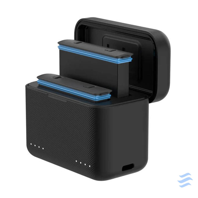 TELESIN 2 slot charger + card storage for Insta360 X4 For sports cameras