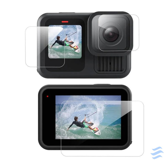 Telesin 3 in 1 Tempered Glass for GoPro Hero 13 Black (S6 FLM 07 TGP) For sports cameras