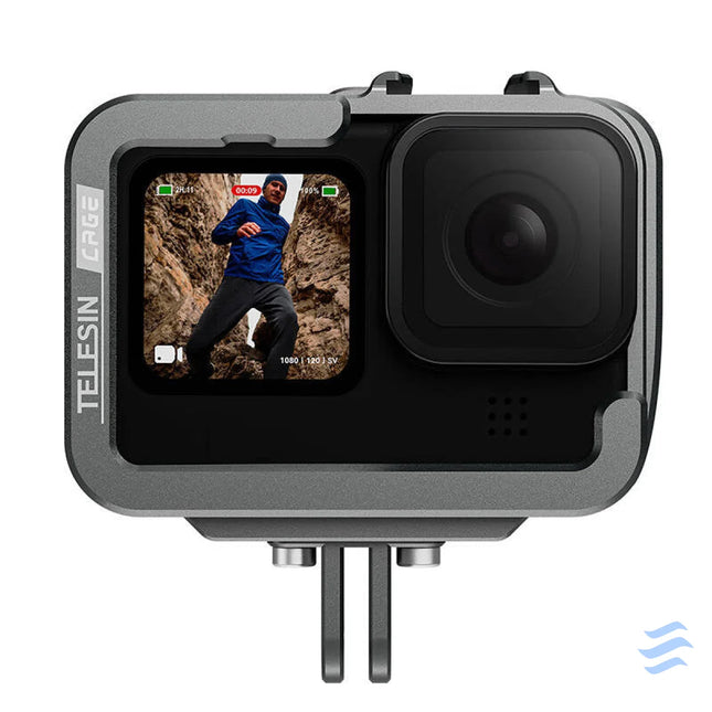 TELESIN Alu cage for GoPro Hero 12/11/10/9 For sports cameras