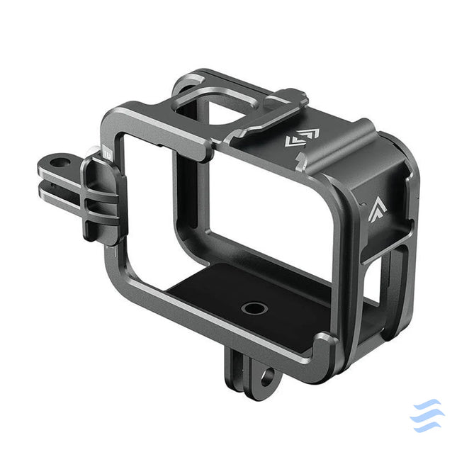TELESIN Aluminum cage for GoPro Hero 12/11/10/9 + vertical adapter For sports cameras