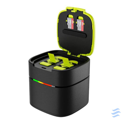 TELESIN Fast charge box + 2 battery for GoPro Hero 9/10/11/12 GP FCK B11 For sports cameras