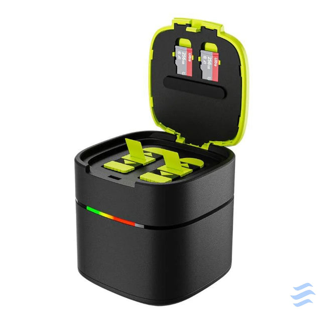 TELESIN Fast charge box + 2 battery for GoPro Hero 9/10/11/12 GP FCK B11 For sports cameras