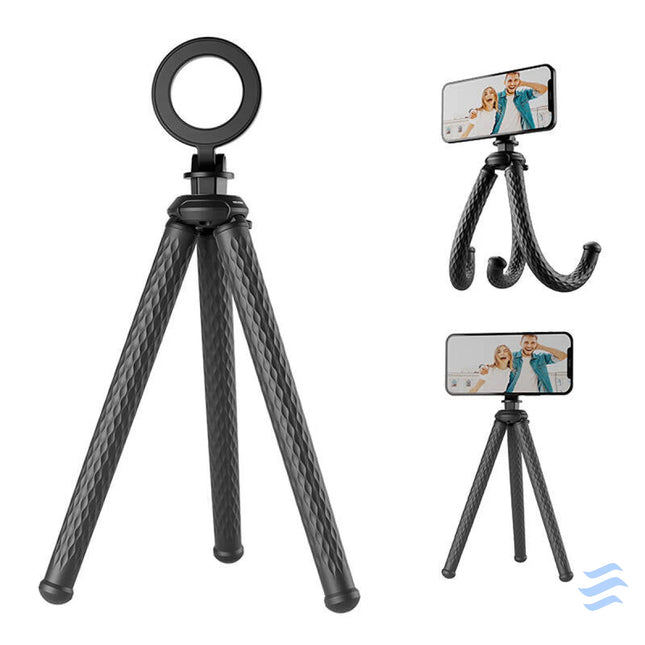 TELESIN flexible tripod for phones (black) Straps mounts and holders