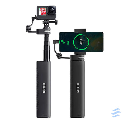 TELESIN Power grip selfie stick (With power bank) TE CSS 001 Powerbanks