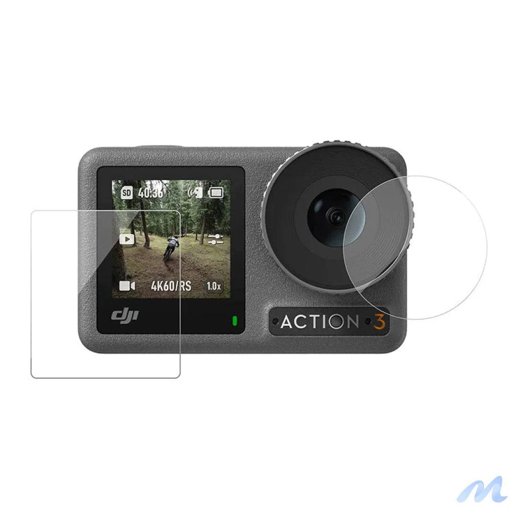 TELESIN tempered glass for DJI Osmo Action 5/4/3