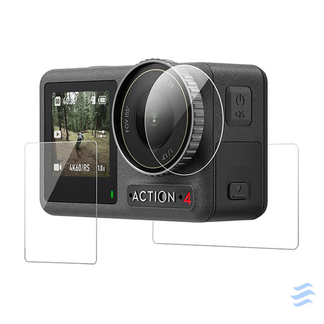 TELESIN tempered glass for DJI Osmo Action 5/4/3 For sports cameras