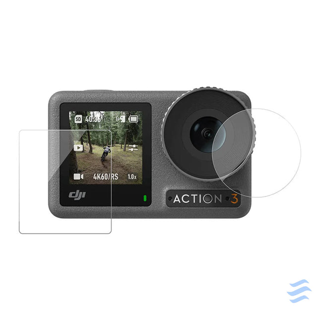 TELESIN tempered glass for DJI Osmo Action 5/4/3 For sports cameras