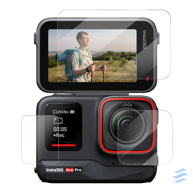 TELESIN tempered glass for Insta360 Ace Pro / Ace camera For sports cameras