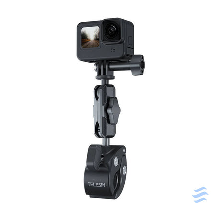 TELESIN Universal Handlebar Tube Clamp Mount for action cameras Booms and selfie sticks