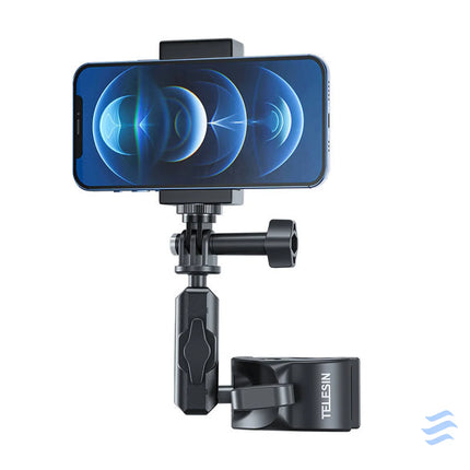 TELESIN Universal Handlebar Tube Clamp Mount for action cameras Booms and selfie sticks