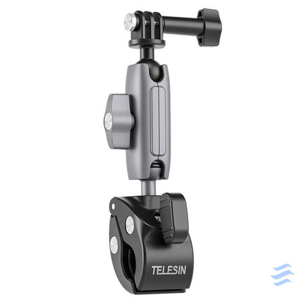 TELESIN Universal Handlebar Tube Clamp Mount for sport cameras (aluminum) Booms and selfie sticks