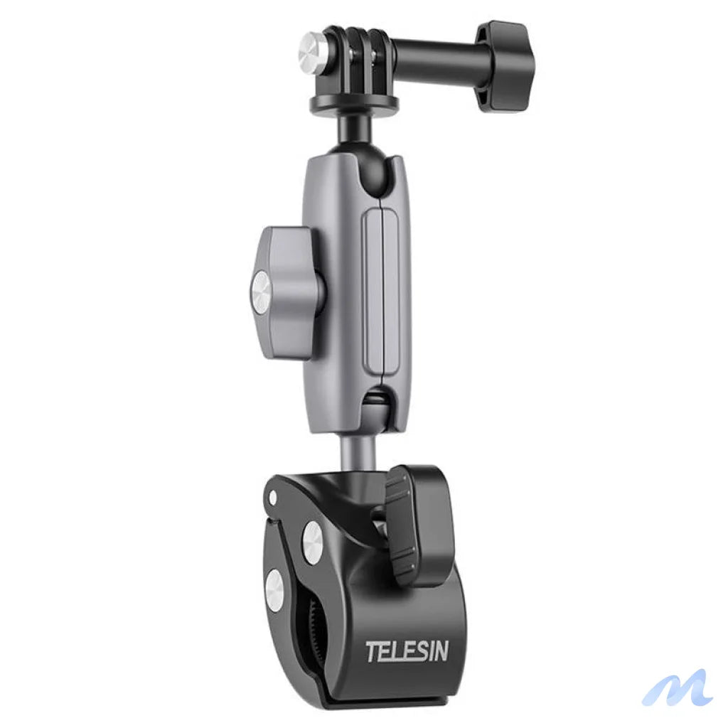 TELESIN Universal Handlebar Tube Clamp Mount for sport cameras (aluminum)