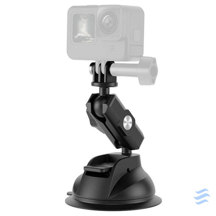 TELESIN Universal Suction Cup Holder with phone holder and action camera mounting TE SUC 012 Straps mounts and holders
