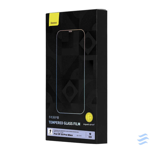 Tempered Glass Baseus 0.4mm Iphone 12 Pro MAX + cleaning kit For smartphones