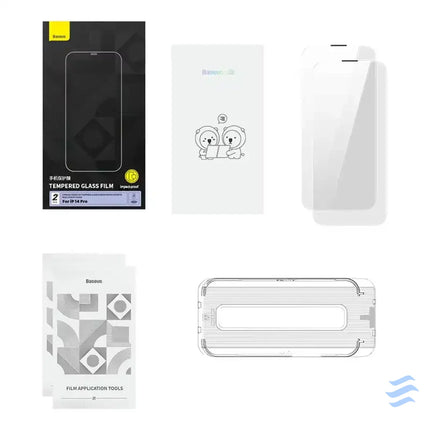 Tempered Glass Baseus Corning for iPhone 14 Pro with built in dust filter For smartphones