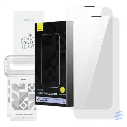 Tempered Glass Baseus Corning for iPhone 14 Pro with built in dust filter For smartphones