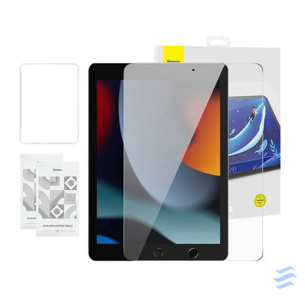 Tempered Glass Baseus Crystal 0.3 mm for iPad Pro/Air3/ 10,2’’ iPad 7/8/9 (2szt.) + cleaning kit For tablets