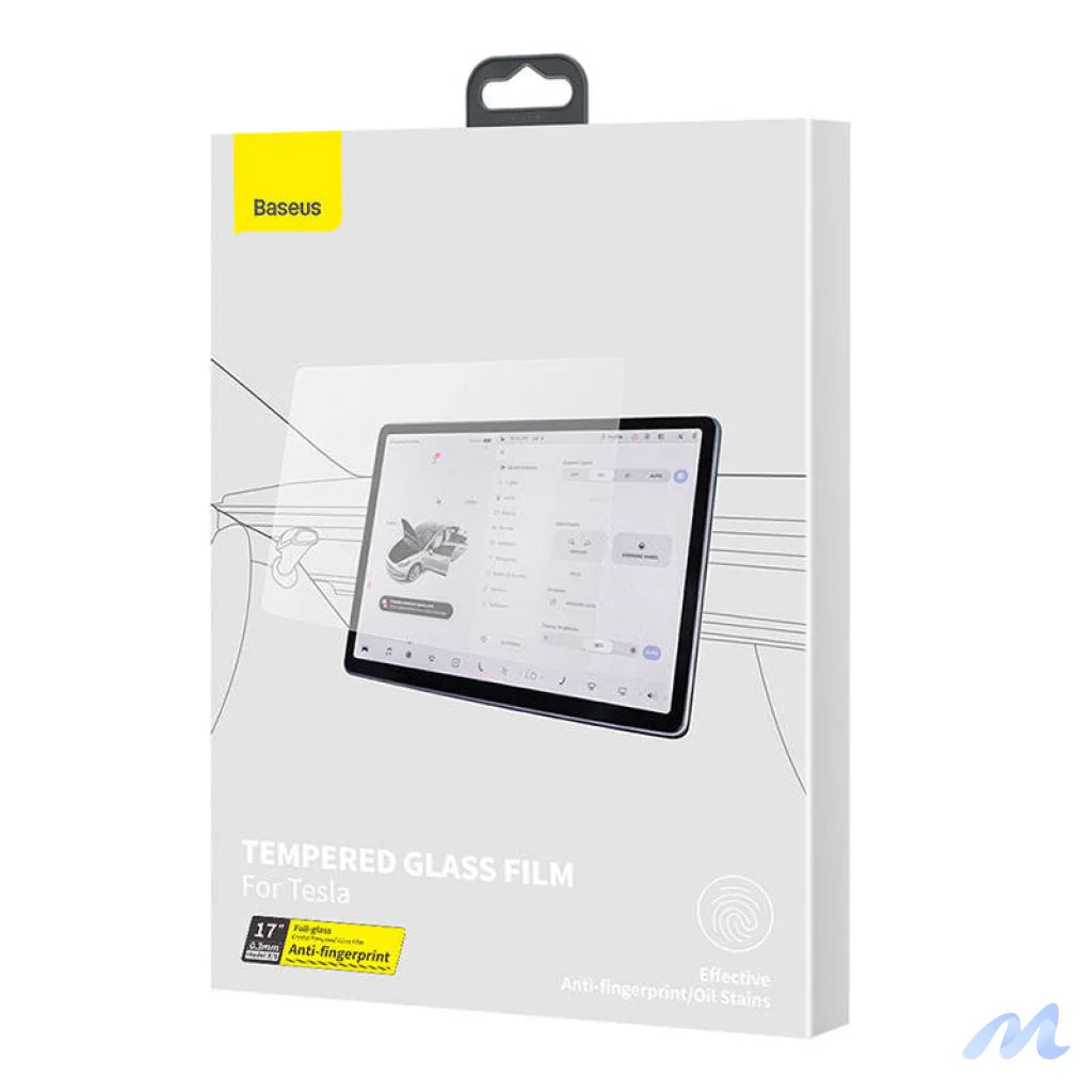 Tempered Glass Baseus Crystal 0.3mm for Tesla model X/S 17''