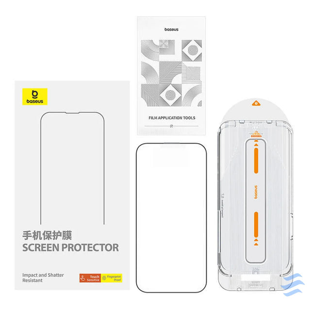 Tempered Glass Baseus Crystalline Anti Glare iPhone 15 Plus For smartphones