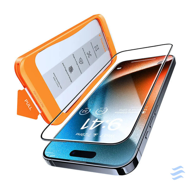 Tempered glass for iPhone 15 Torras InstaII Master For smartphones