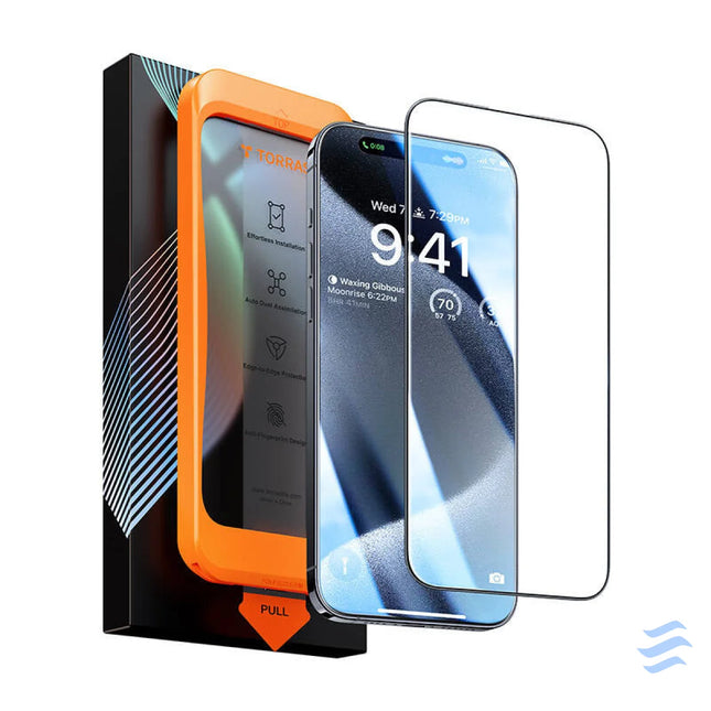 Tempered glass for iPhone 15 Torras InstaII Master For smartphones