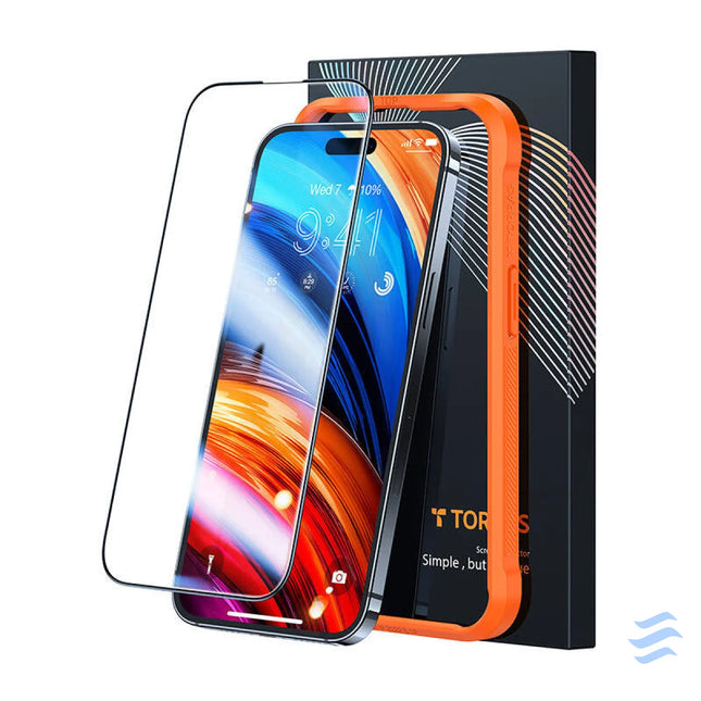 Tempered glass for iPhone 15 Torras InstaII Master For smartphones