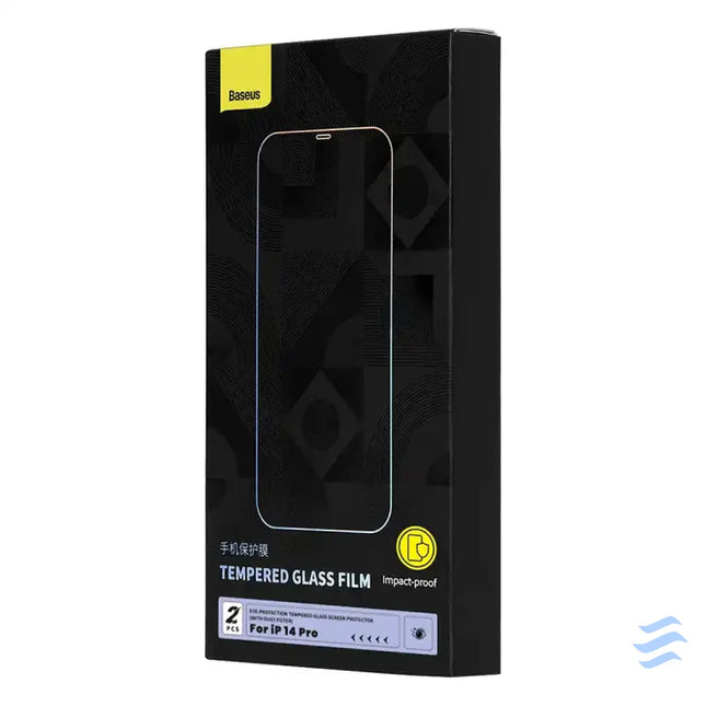 Tempered glass with eye protection filter Baseus Crystal Series iPhone 14 PRO For smartphones
