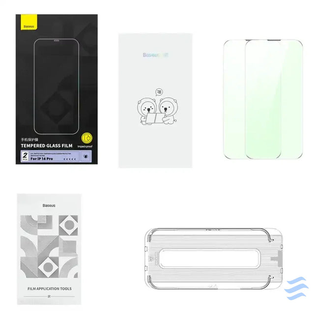 Tempered glass with eye protection filter Baseus Crystal Series iPhone 14 PRO For smartphones