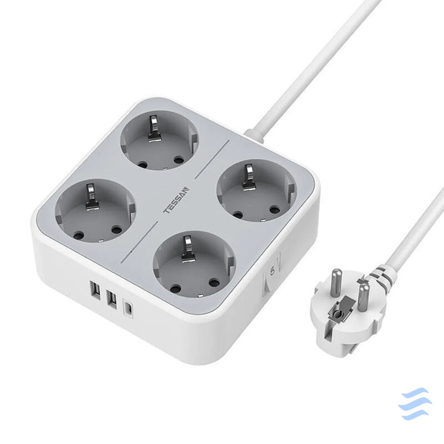 TESSAN Power strip TS 302 C GR Power strips
