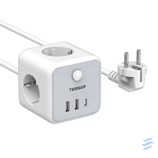 TESSAN TS 301 C GR power strip Power strips