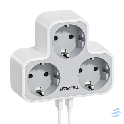 Tessan TS 331 wall socket Power strips