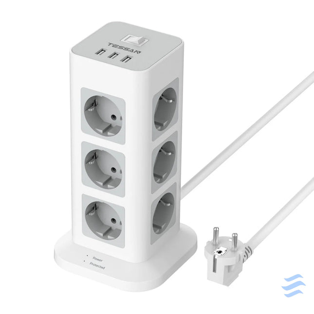 Tessan TS TPS04 DE power strip (white) Power strips