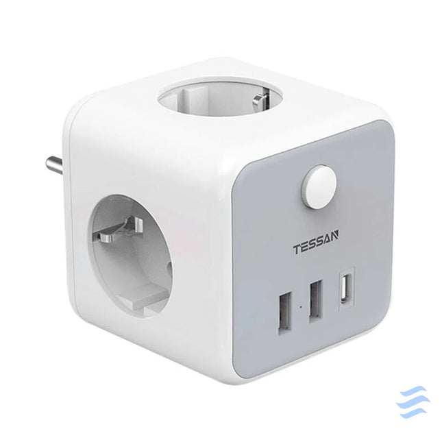 Tessan Wall Socket TS 301 DE C Power strips