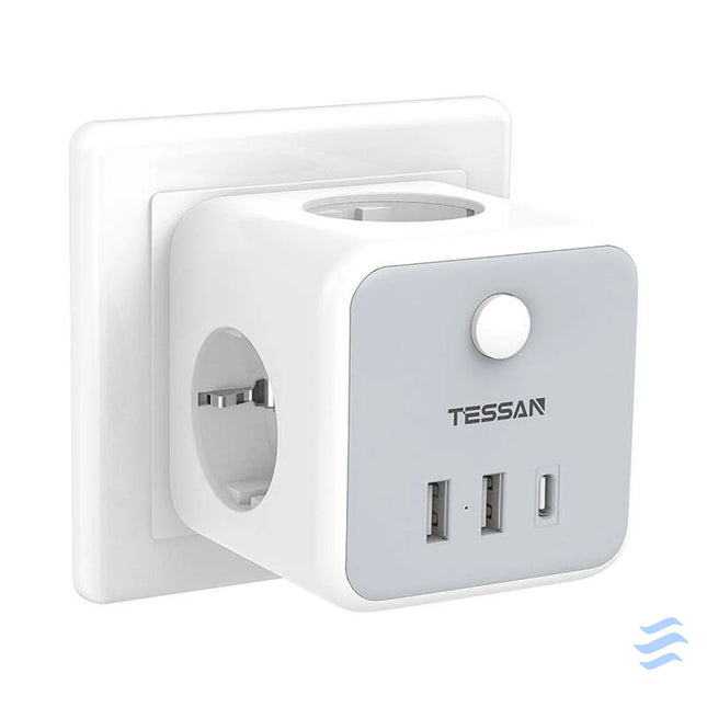 Tessan Wall Socket TS 301 DE C Power strips