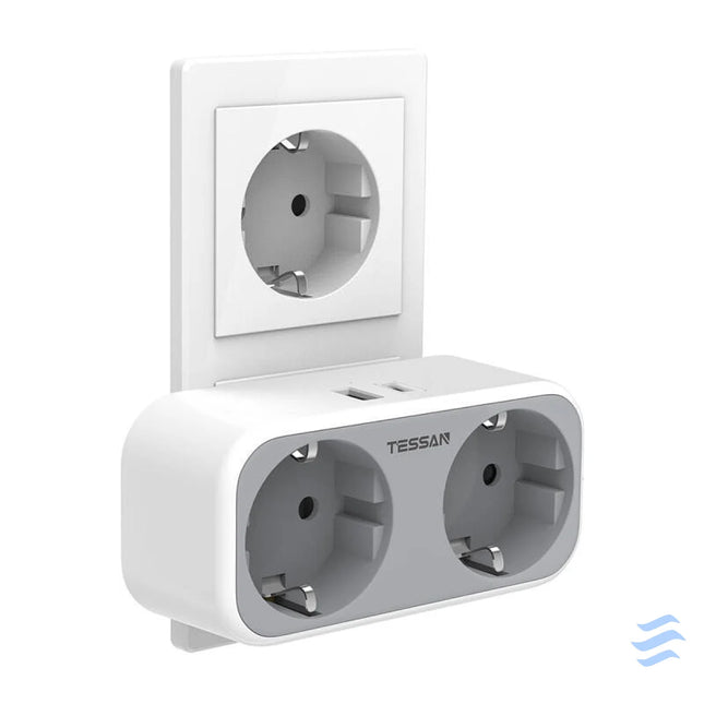 TESSAN wall socket TS WS02DE00 Power strips